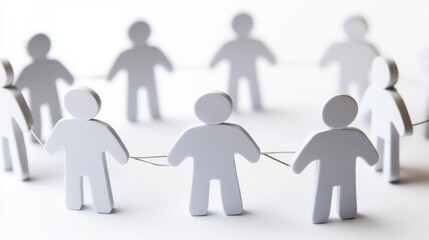 Poster - Printed materials displaying cross-functional business team collaboration model
