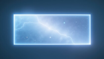 Poster - Celestial event cosmic light display digital realm visual art stark background abstract viewpoint ethereal concept for engaging audience