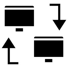 Poster - remote access vector icon
