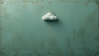 Poster - Cloud formation display empty background graphic design minimalist environment close-up view nature concept for artistic appeal