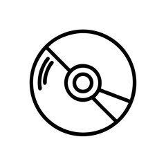 Poster - cd dvd icon vector illustration isolated on white background