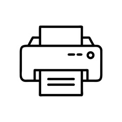 Fototapete - digital printer icon vector illustration