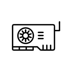Fototapete - graphic card icon vector illustration