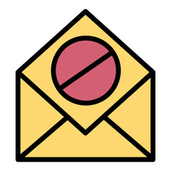 Poster - spam vector icon