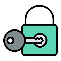 Poster - encryption vector icon