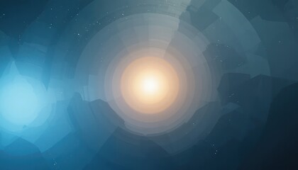 Poster - Celestial phenomena observed in the night sky cosmic landscape digital art ethereal environment wide-angle view astronomy concept for enthusiasts
