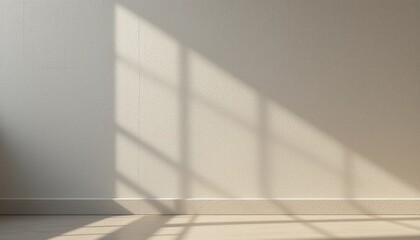 Poster - Captivating play of shadows and light modern interior space photography minimalist design artistic perspective visual concept