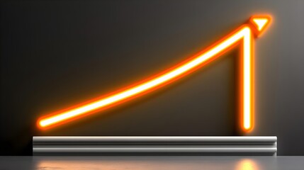 Aufkleber - Dynamic growth visualization minimalist design digital art conceptual illustration