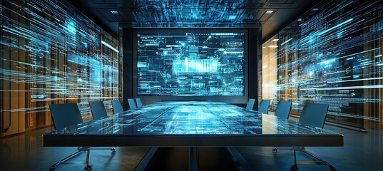 Poster - cutting-edge collaboration thrives in a data-driven conference room
