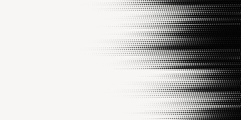Fototapete - Dots halftone white and blue color pattern gradient grunge texture background. Dots pop art comics sport style vector illustration halftone. modern