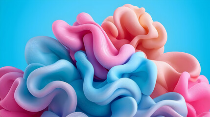 Fototapete - Colorful Paint Explosion Abstract Background