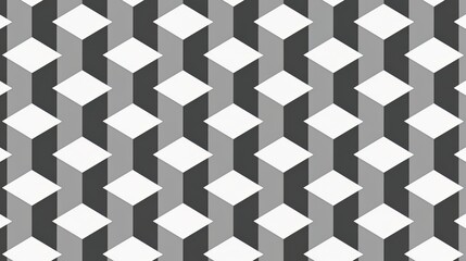 Aufkleber - Black and white design of squares and triangles. The design is made up of many small squares and triangles, creating a pattern that is both simple and complex