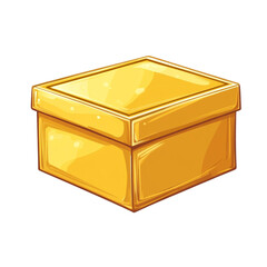 Fototapete - A golden box treasure chest prize reward container
