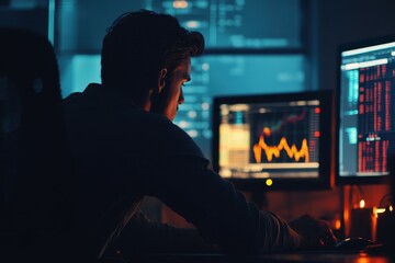 Poster - A trader becomes obsessed with a single stock and spends years studying its fluctuations When the stock price suddenly crashes, they must grapple with the emotional.