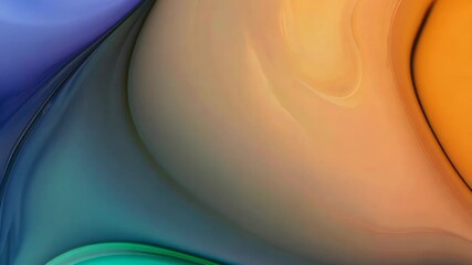 Poster - Colorful Liquid Gradient Abstract Motion Background Loop for Modern Wallpaper
