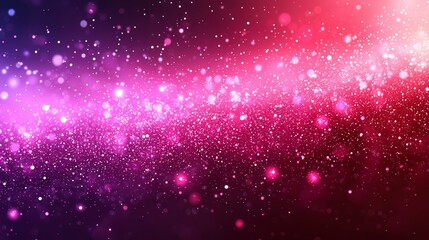 Poster - Vibrant and colorful background with a lot of glittery sparkles. The background is a mix of purple and pink, creating a bold and eye-catching look