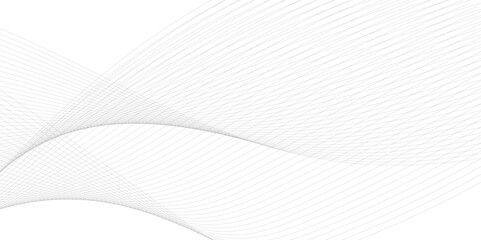 Poster - vector wavy grey lines flowing smooth digital futuristic technology curve ocean black gradient color