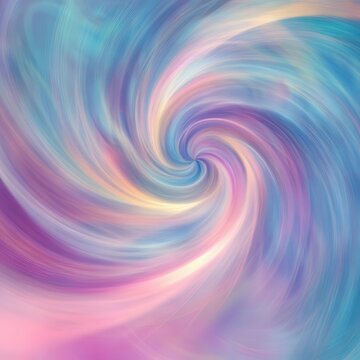 Pulling twisting light element on a pastel swirl backdrop