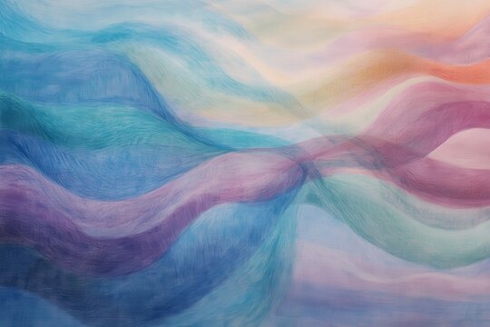 twisting mist wave, pastel stream, background