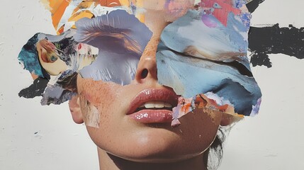 Poster - abstract communication collage