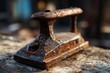 © Enen - Rusty Antique Iron: A Weathered Industrial Still Life