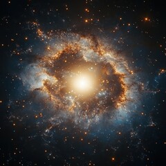 Wall Mural - cosmic ring nebula, a breathtaking celestial display.