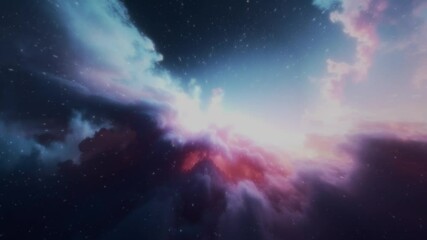 Wall Mural - Explore the vastness of galaxies and nebulae in stunning space visuals