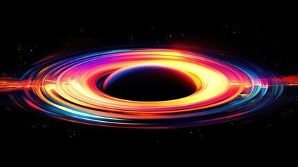 Wall Mural - abstract colorful cosmic spiral design