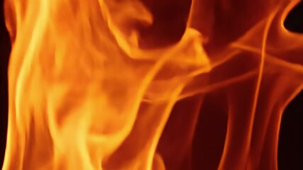 Poster - Vibrant Flames Dance in Orange and Yellow Hues, Creating Abstract Background of Heat and Energy, Evoking Warmth and Intensity in Mesmerizing Display.