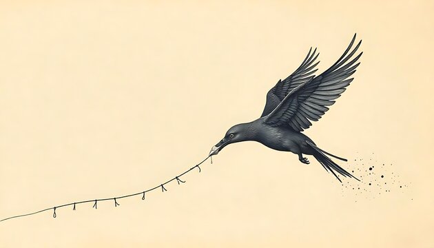World Press Freedom Day May 3 Concept banners Design, WORLD JOURNALISM DAY banner design with a single fountain pen transforming into a bird mid-flight, freedom concept, created with generative ai
