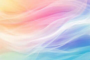 Poster - Abstract pastel colored smoke flow on a light background. Background image of multi colored and vibrant color mixing together. Digital design for modern art and prints. Motion shot design. AIG51.