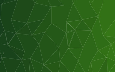 Aufkleber - Abstract low-poly background with irregular polygonal mesh lines. Tech-inspired, and geometric, suitable for modern interfaces, presentations, or high-tech. Modern mosaic overlap layer background.