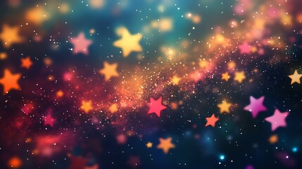 abstract background with stars