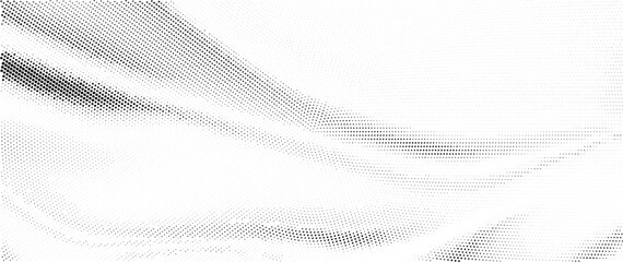 Wall Mural - Abstract halftone pattern. Pixel art. Black and white vector illustration	
