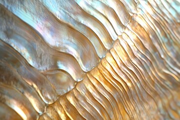 Poster - Beautiful abstraction of flowing textures highlighting warm hues and smooth lines in a captivating artistic composition
