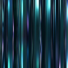Poster - Dynamic abstract background with shimmering vertical stripes in rich blue and green hues