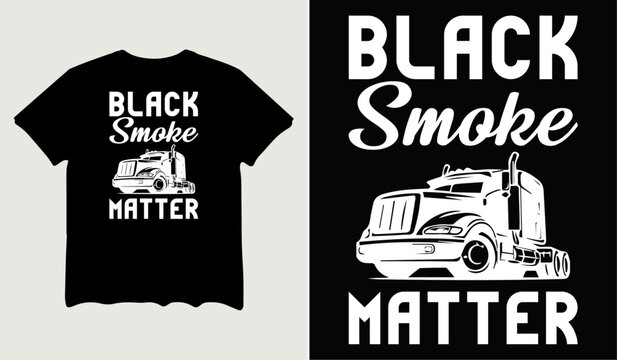 Black smoke matter t-shirt design for t-shirt quotes or poster svg printable cut file