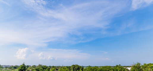 Wall Mural - clear blue sky background,clouds with background.