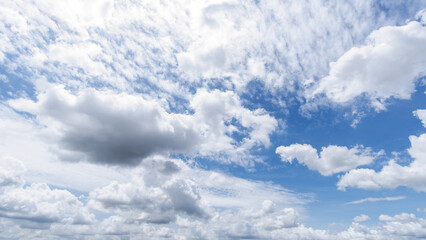 Wall Mural - clear blue sky background,clouds with background.