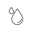 © Pankaj - water drop icon editable outline stroke vector eps