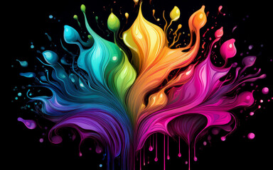 Wall Mural - abstract colorful background 