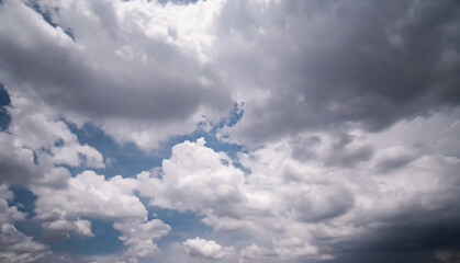 Wall Mural - dark storm clouds with background,dark clouds before a thunder-storm.