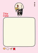 © Passorn - Kawaii dog note pad, cute non- stick memo pad, checklist, Scrapbooking paper, notebook and pen, back to school