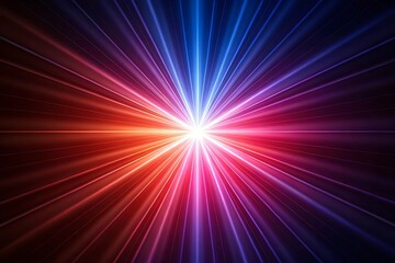 Poster - Abstract colorful light rays burst background