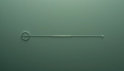 Poster - Minimalist graphic design concept featuring geometric shapes on a soft green background abstract art digital illustration