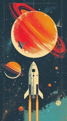 Wall Mural - galaxy space astronomy vehicle.