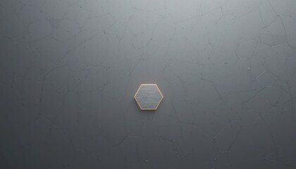 Poster - Geometric shape display studio photography minimalist top view visual design concept