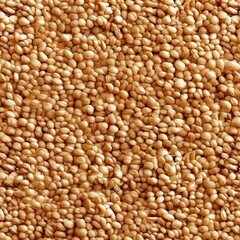 Poster - Textured Tan Carpet: A close-up, high-density, and warm-toned textile backdrop that can be used in backgrounds or as an aesthetic element. 