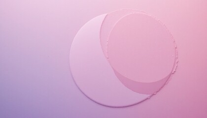 Poster - Abstract crescents and circles digital art creative design minimalist environment close-up view artistic concept for visual impact