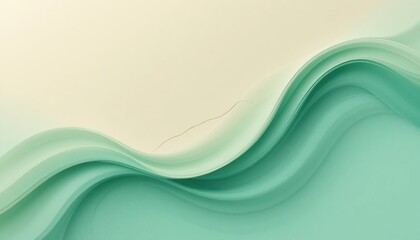 Poster - Waves of tranquility abstract art digital design calm environment detailed view fluid concepts for modern aesthetics